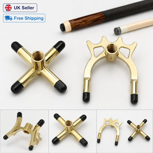 Pool snooker cue cross - &,