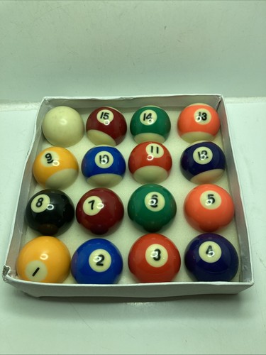 Vintage billiard pool balls - billiard,